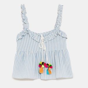 Zara PomPom Top